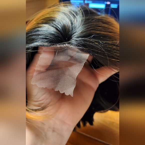 Short Bob Pixie Cut  ombre golden top to black wig 10" Synthetic - Picture 12 of 16